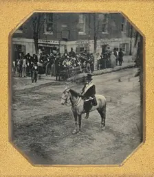 Parade Marshal, Dayton, Ohio, 1846. Creator: Unknown