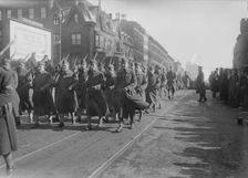 Parade of 308th, 4 Feb 1918. Creator: Bain News Service