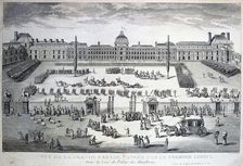 Parade of the Troops during the Grand Parade, Tuileries Palace 19th century