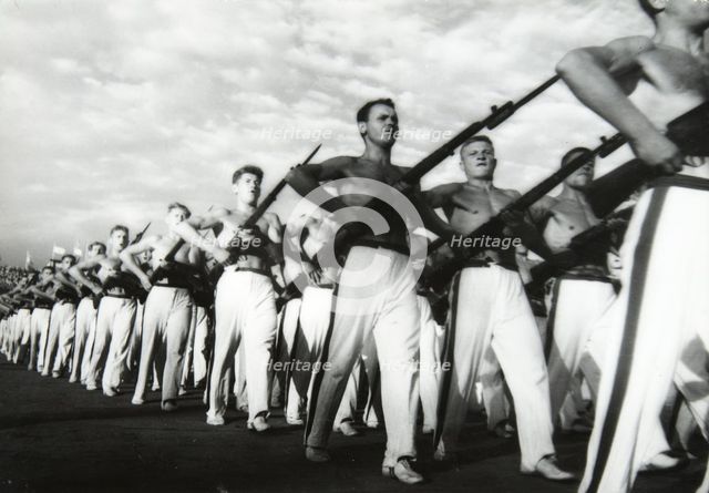Parade of the Young Communists, Moscow, USSR, 1930s. Artist: Unknown