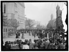 Parade On Pennsylvania Ave, between 1910 and 1921. Creator: Harris & Ewing