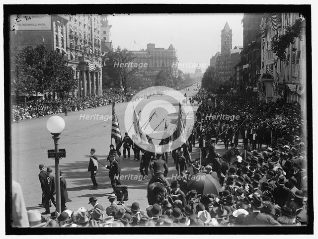 Parade On Pennsylvania Ave, between 1910 and 1921. Creator: Harris & Ewing.