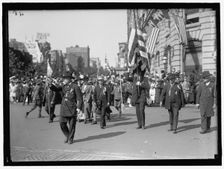 Parade On Pennsylvania Ave - Minnesota Unit, between 1910 and 1921. Creator: Harris & Ewing