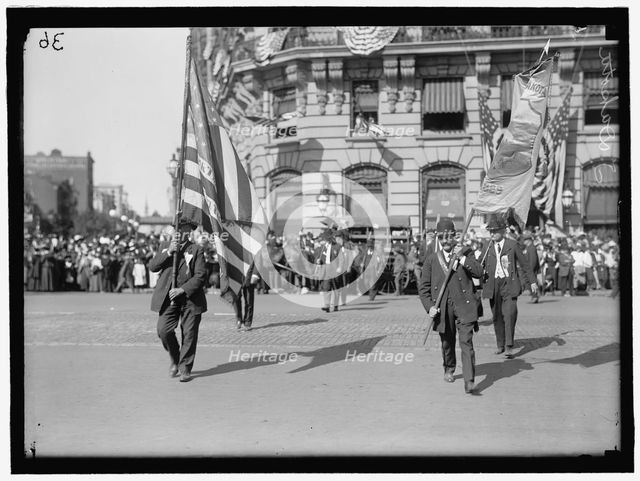 Parade On Pennsylvania Ave - South Dakota Unit, between 1910 and 1921. Creator: Harris & Ewing.