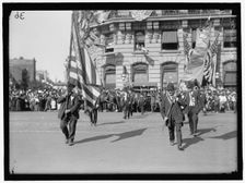Parade On Pennsylvania Ave - South Dakota Unit, between 1910 and 1921. Creator: Harris & Ewing