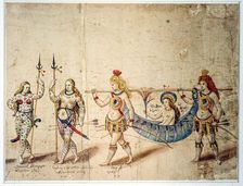 Parade "America in Stuttgart" of Duke Frederick I of Württemberg in 1599, 1599. Creator: Anonymous ()