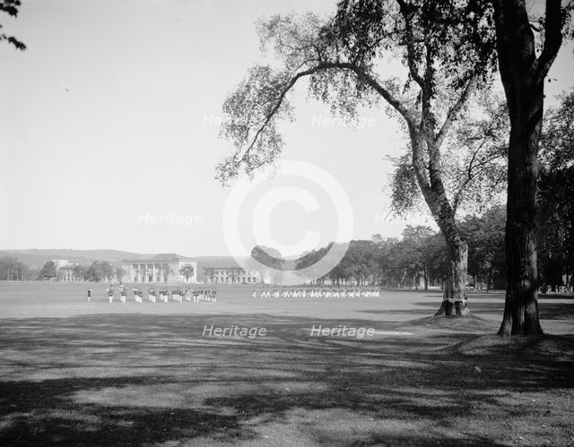 Parade grounds, West Point, N.Y., c.between 1910 and 1920. Creator: Unknown.