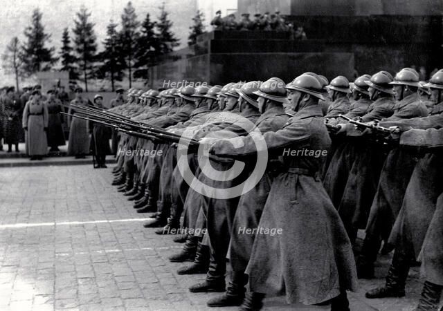 Parade in Moscow, 1931. Creator: Feldman, Yakov (active 1930s).