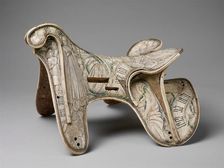 Parade Saddle, German or Tyrolean, 1400-1450. Creator: Unknown