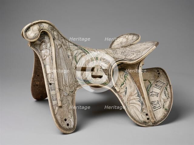 Parade Saddle, German or Tyrolean, 1400-1450. Creator: Unknown.