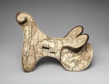Parade Saddle, German or Tyrolean, ca. 1450. Creator: Unknown