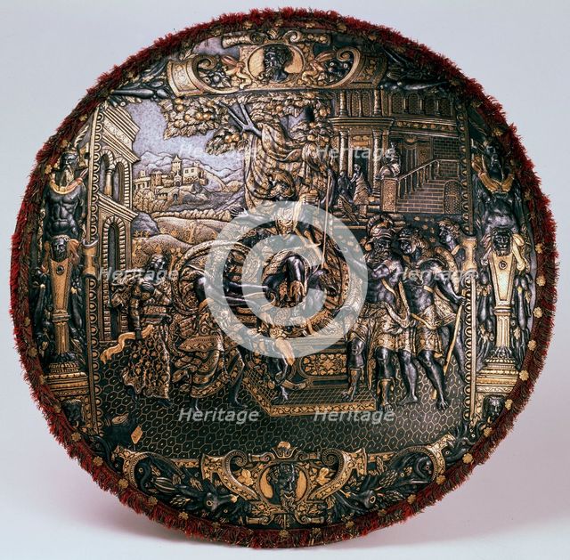 'Parade shield', c1580.  Artist: Lucio Piccinino