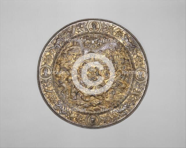 Parade Shield Depicting the Conversion of Saint Paul, Italian, Milan, ca. 1570. Creator: Unknown.
