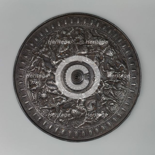 Parade Shield of Henry II, King of France (reigned 1547-1559), copy of, Geneva, 1909 (copy of c1555  Creator: Simoni of Geneva.
