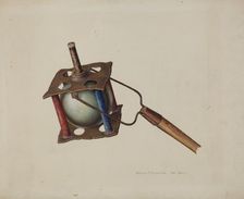 Parade Torch, c. 1939. Creator: William H Edwards