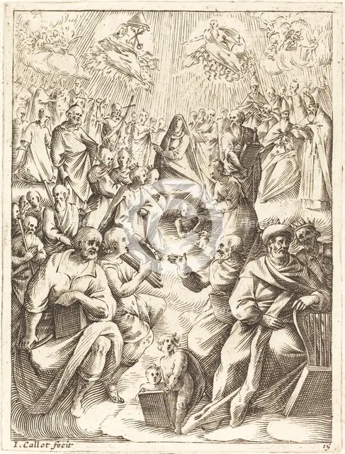 Paradise, 1608/1611. Creator: Jacques Callot.