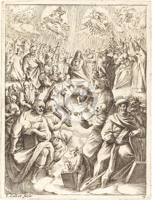 Paradise, 1608/1611. Creator: Jacques Callot.