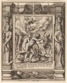 Paradise Lost, 1651. Creator: Wenceslaus Hollar