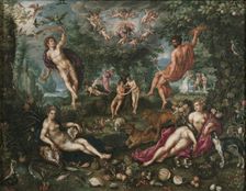 Paradise with the Four Elements, 1606. Creators: Denys van Alsloot, Hendrick de Clerck