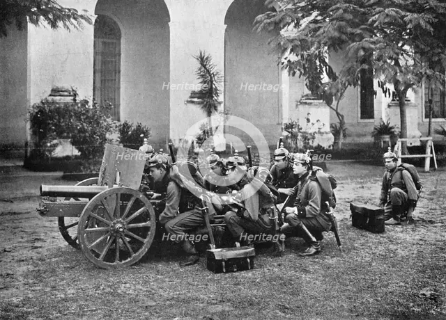 Paraguayan artillery, Paraguay, 1911. Artist: Unknown