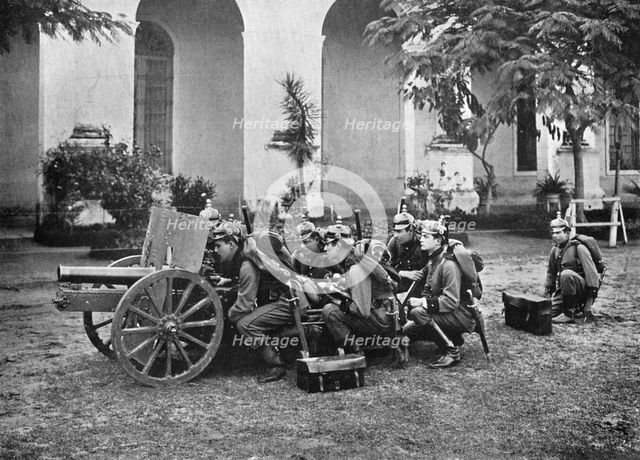Paraguayan artillery, Paraguay, 1911. Artist: Unknown