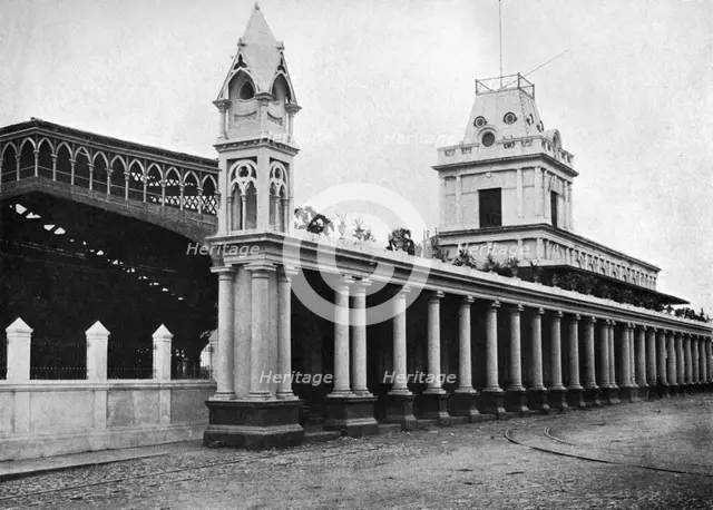 Paraguayan Central Railway Station, Asuncion, Paraguay, 1911. Artist: Unknown