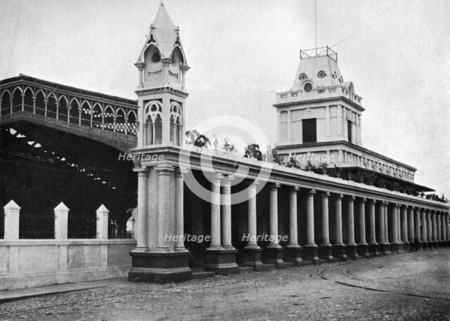 Paraguayan Central Railway Station, Asuncion, Paraguay, 1911. Artist: Unknown