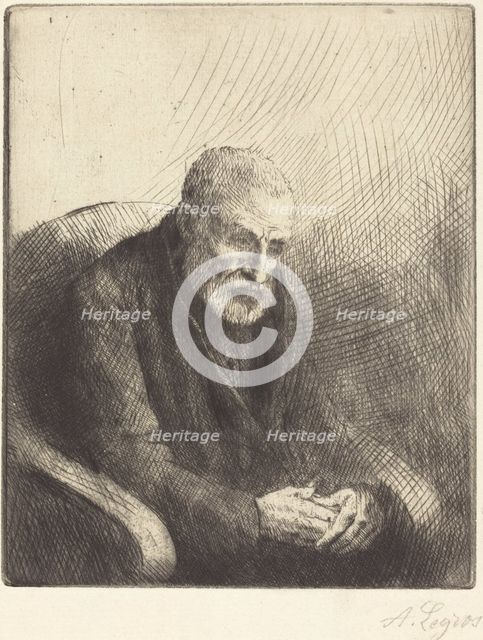 Paralytic (Le paralytique). Creator: Alphonse Legros.