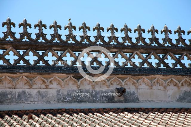 Parapet, Monastery of Batalha, Batalha, Portugal, 2009. Creator: Samuel Magal.