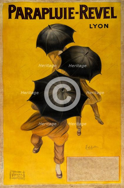 Parapluie Revel, 1922. Creator: Cappiello, Leonetto (1875-1942).