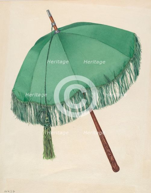 Parasol, 1935/1942. Creator: Virginia Berge.
