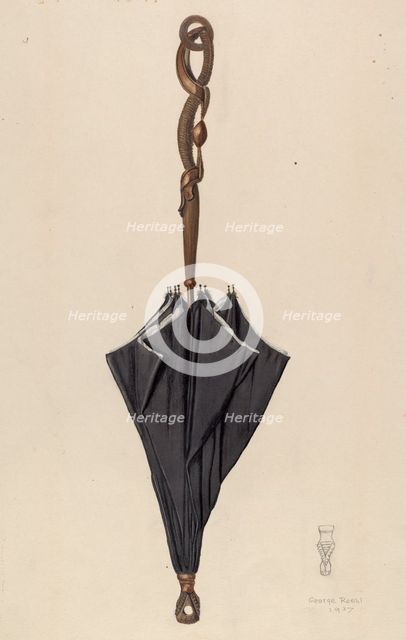 Parasol, 1937. Creator: George Roehl.