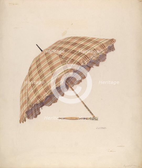 Parasol, 1938. Creator: J. J. Neill.