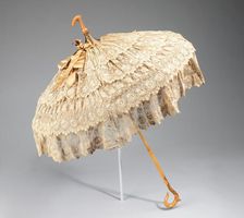 Parasol, American, 1880-90. Creator: Unknown