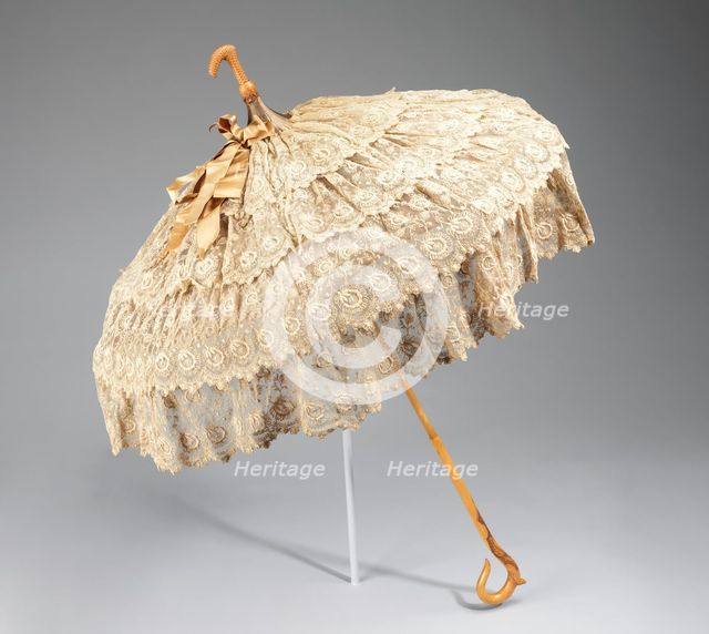 Parasol, American, 1880-90. Creator: Unknown.
