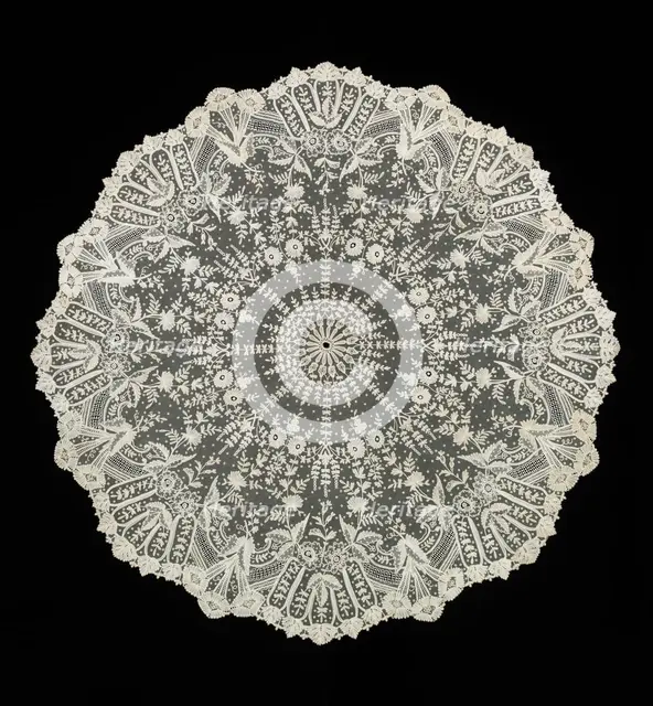 Parasol, Belgian, 1880-89. Creator: Unknown.