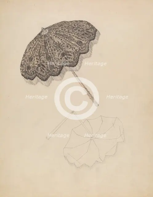 Parasol, c. 1938. Creator: Gladys Cook.
