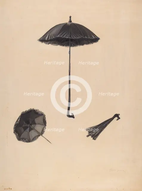 Parasol, c. 1938. Creator: Marie Alain.
