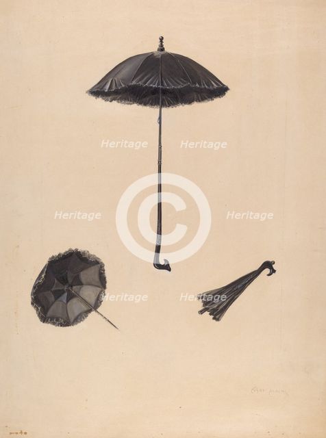 Parasol, c. 1938. Creator: Marie Alain.