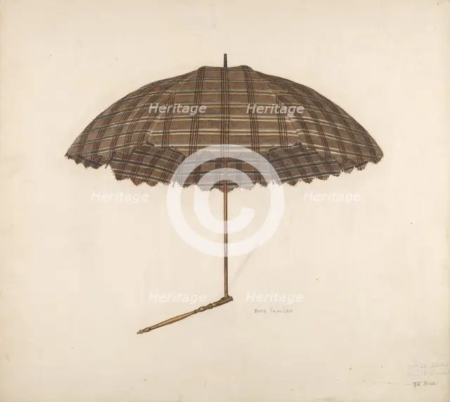 Parasol, c. 1939. Creator: Marie Famularo.