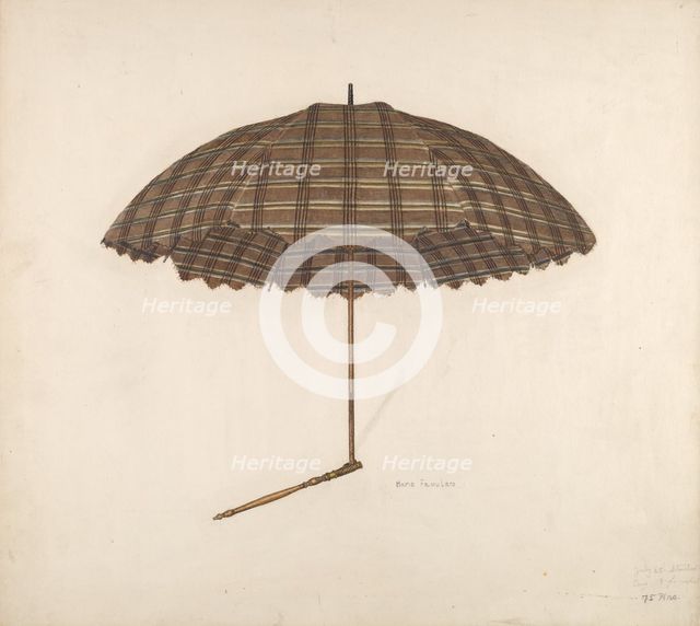 Parasol, c. 1939. Creator: Marie Famularo.