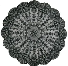 Parasol Cover, France, 1850s. Creator: Unknown