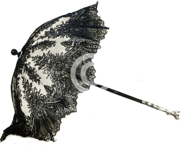 Parasol, France, c.1865/70. Creator: Gorham Manufacturing Company.