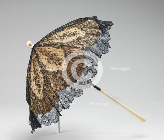 Parasol, French, 1860-69. Creator: Unknown.