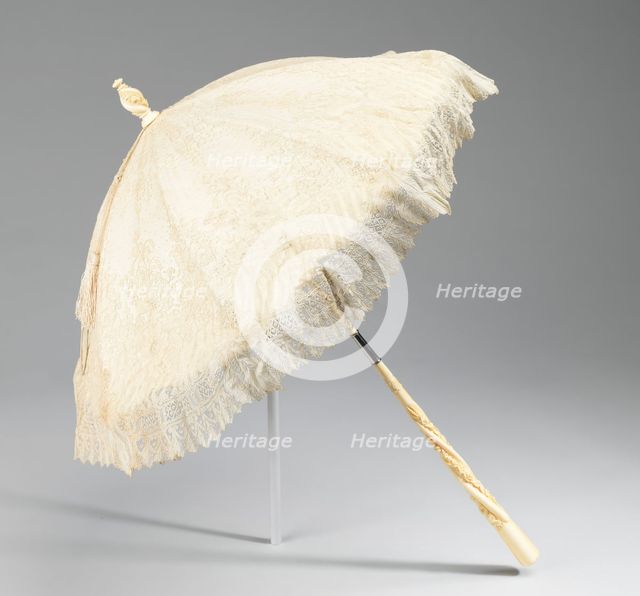 Parasol, French, 1880-89. Creator: Unknown.