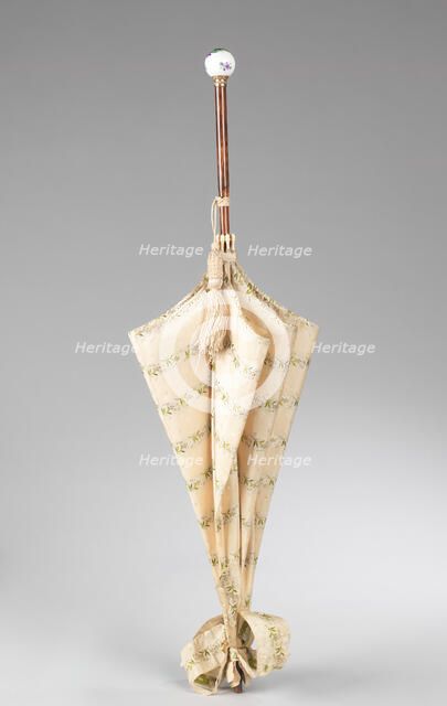 Parasol, probably French, 1880-89. Creator: Unknown.