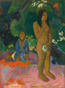 Parau na te Varua ino (Words of the Devil), 1892. Creator: Paul Gauguin