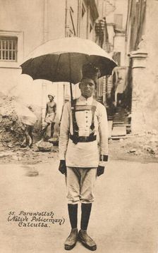 Parawallah (Native Policeman) Calcutta c1900