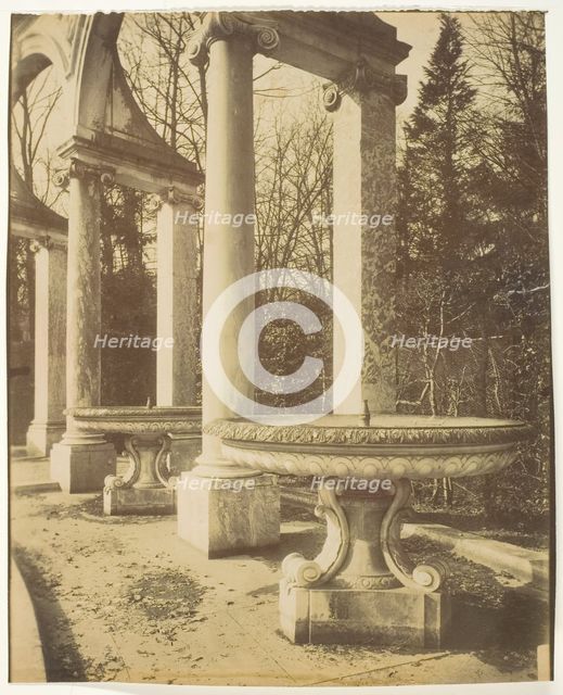 Parc de Versaille bosquet de la Colonnade, 1905. Creator: Eugene Atget.