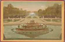 Parc de Versailles, Bassin de Latône, c.1880-c.1890. Creator: Henri-Charles Guerard